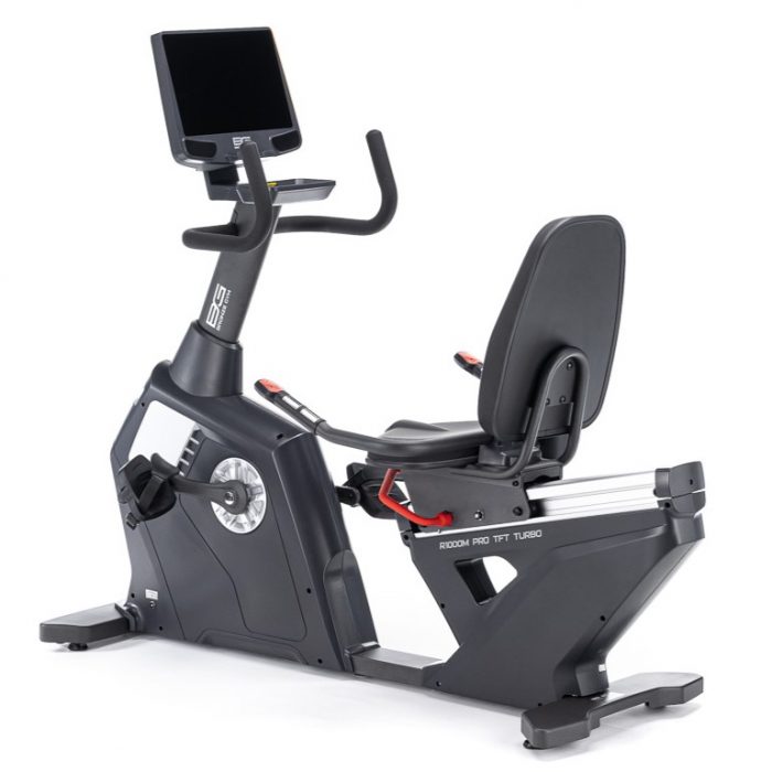 Велотренажер горизонтальный профессиональный BRONZE GYM R1000M PRO TFT TURBO (new) — изображение 1