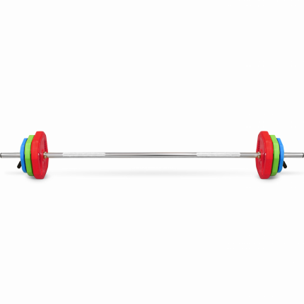 Штанга для аэробики BRONZE GYM БОДИПАМП(гриф,весовые диски 2x1,25кг,2x2,5кг,2x5кг,пара замков)