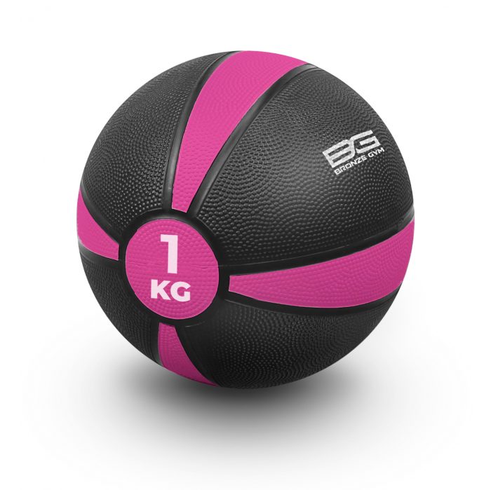 Медбол резиновый BRONZE GYM,1 кг. — изображение 1