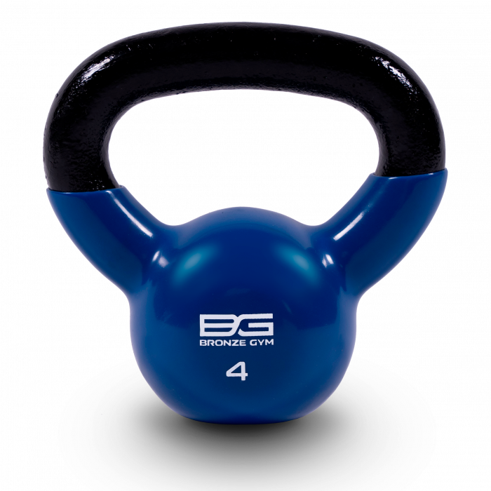 Гиря BRONZE GYM в виниловой оболочке 4 кг — изображение 1