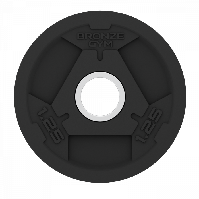 Диск олимпийский BRONZE GYM обрезиненный 1,25 кг — изображение 1