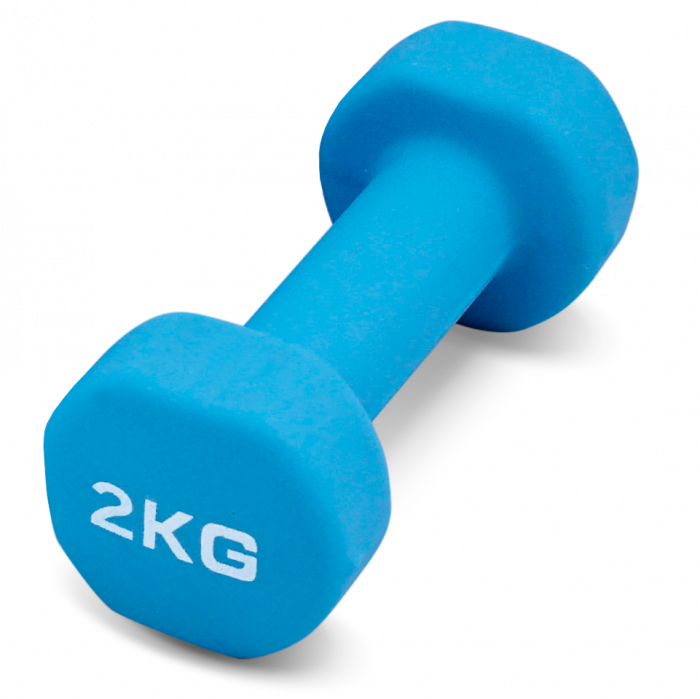 Гантель для аэробики неопреновая PRCTZ NEOPRENE DUMBBELL, 2 кг. — изображение 1