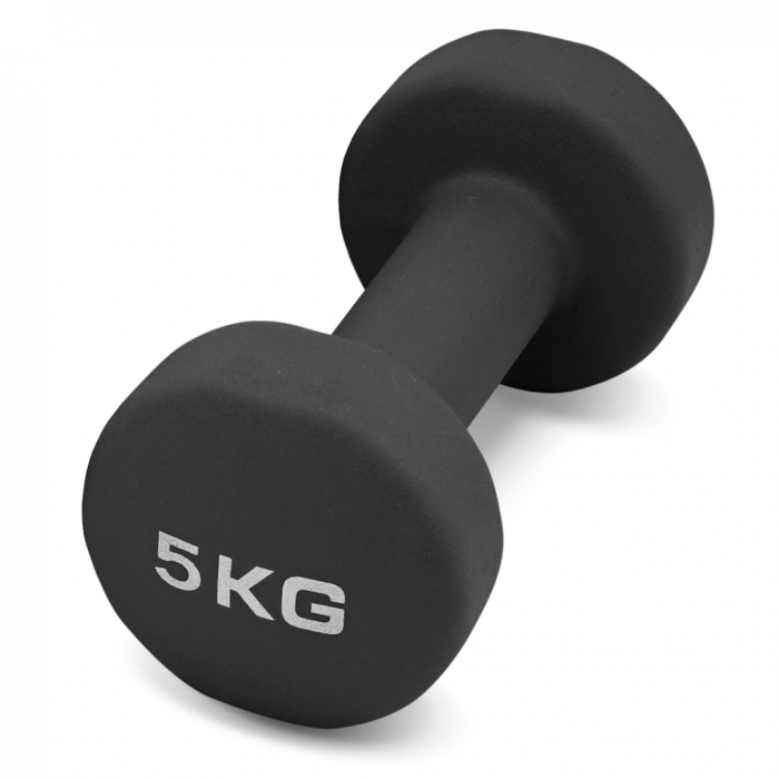 Гантель для аэробики неопреновая PRCTZ NEOPRENE DUMBBELL, 5 кг. — изображение 1