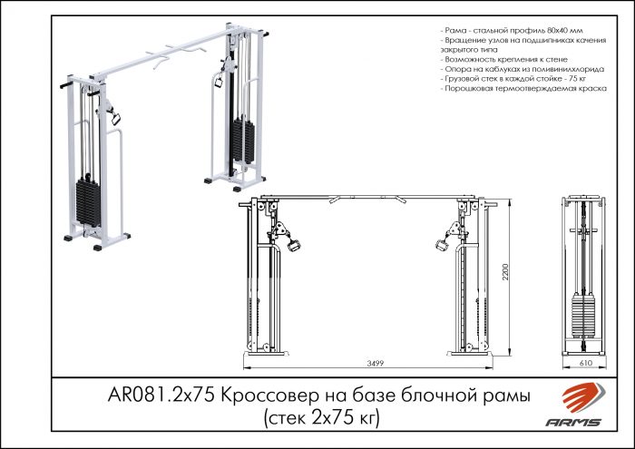 Кроссовер на базе блочной рамы(стек2х75) — изображение 2