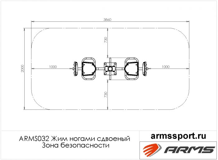 Жим ногами сдвоенный — изображение 3