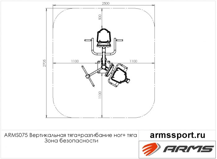 Вертикальная тяга + разгибание ног + тяга — изображение 3
