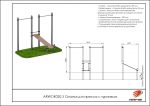 Скамья для пресса с турником — изображение 2