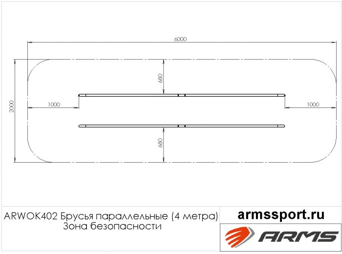 Брусья параллельные (4 метра) — изображение 3