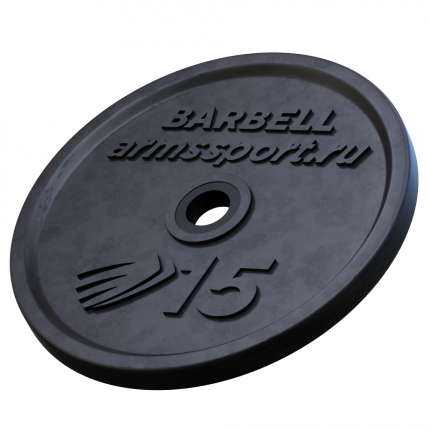 Диск Олимпийский ARMSsport 15 кг Barbell ЕВРО-КЛАССИК