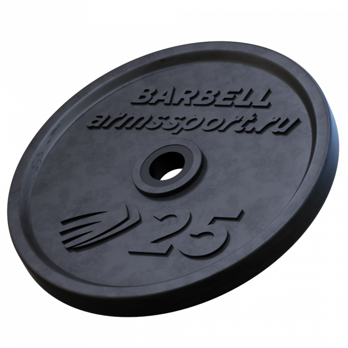 Диск Олимпийский ARMSsport 25 кг Barbell ЕВРО-КЛАССИК — изображение 1