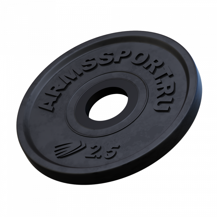 Диск Олимпийский ARMSsport 2,5 кг Barbell ЕВРО-КЛАССИК&quot; — изображение 1