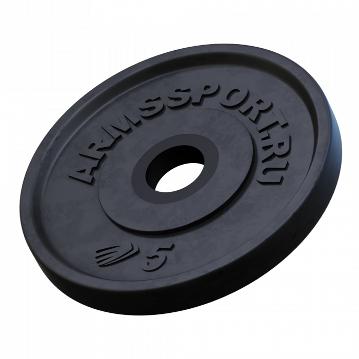 Диск Олимпийский ARMSsport 5 кг Barbell ЕВРО-КЛАССИК — изображение 1