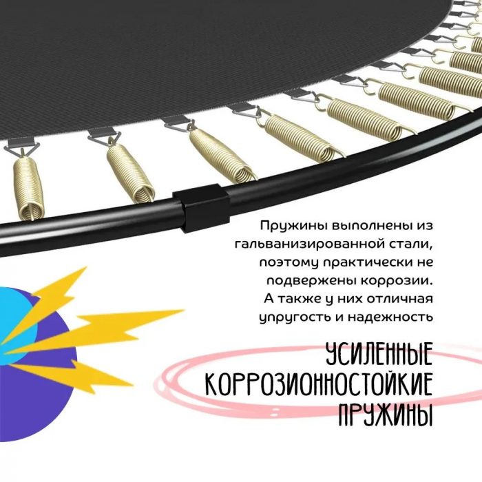 Батут с защитной сеткой KedaJump Jumpinator 8FT — изображение 5