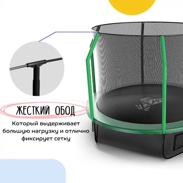 Батут с защитной сеткой KedaJump Jumpinator 12FT — изображение 5
