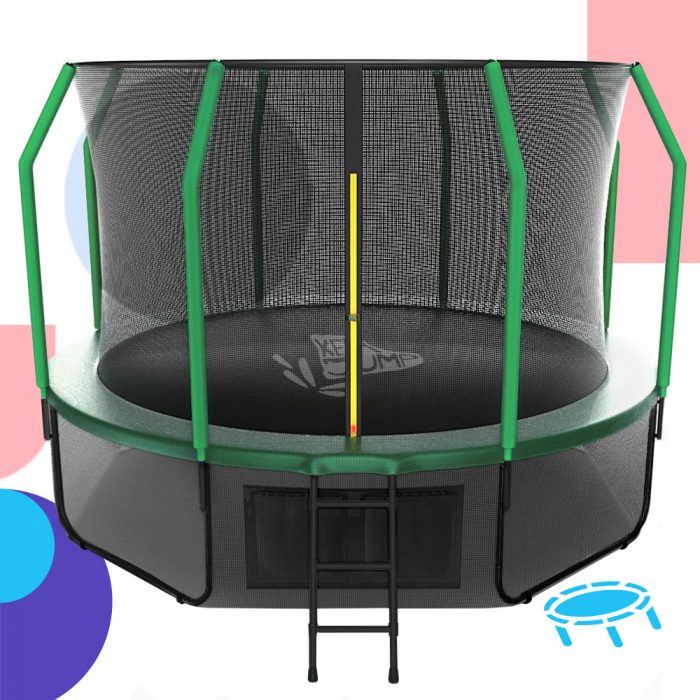 Батут с защитной сеткой KedaJump Jumpinator 14FT — изображение 1