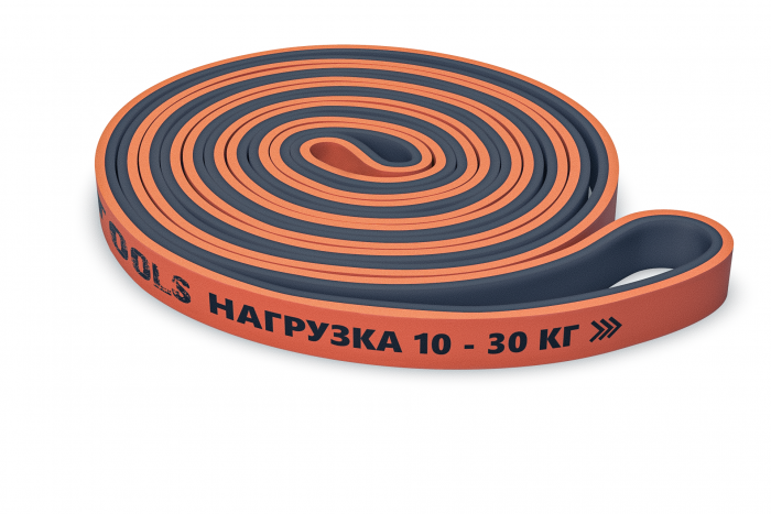 Эспандер-петля двуцветный 10-30 кг — изображение 2
