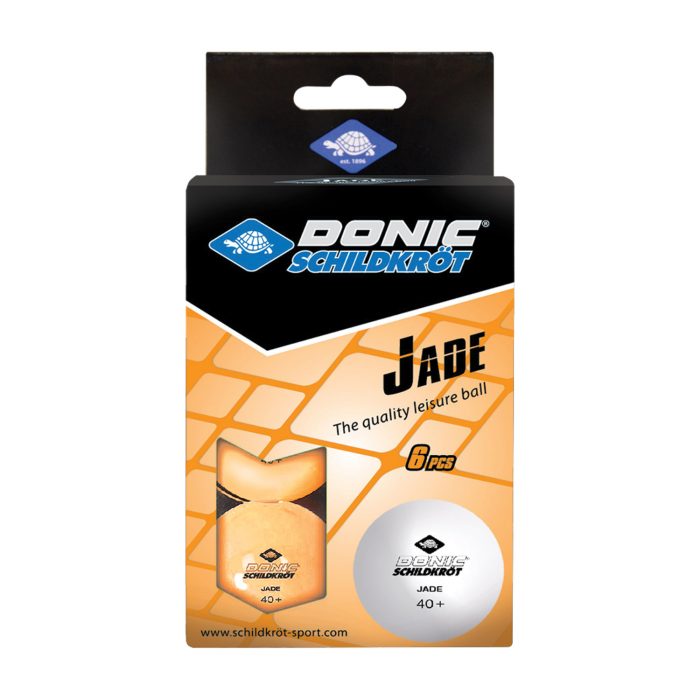 Мячики для н/тенниса DONIC JADE 40+, 6 штук, оранжевый — изображение 1