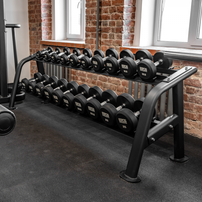 BRONZE GYM BR-1025 Стойка для гантелей (10 пар) — изображение 1
