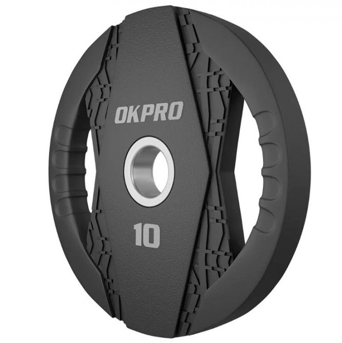 Диск олимпийский обрезиненный 2,5 кг OKPRO — изображение 2