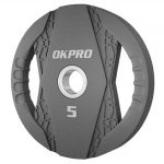 Диск олимпийский обрезиненный 10 кг OKPRO — изображение 6