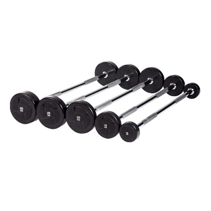 Набор прямых штанг POWER (шаг 5 кг, 5 шт) PROFI-FIT 10-30 кг — изображение 1