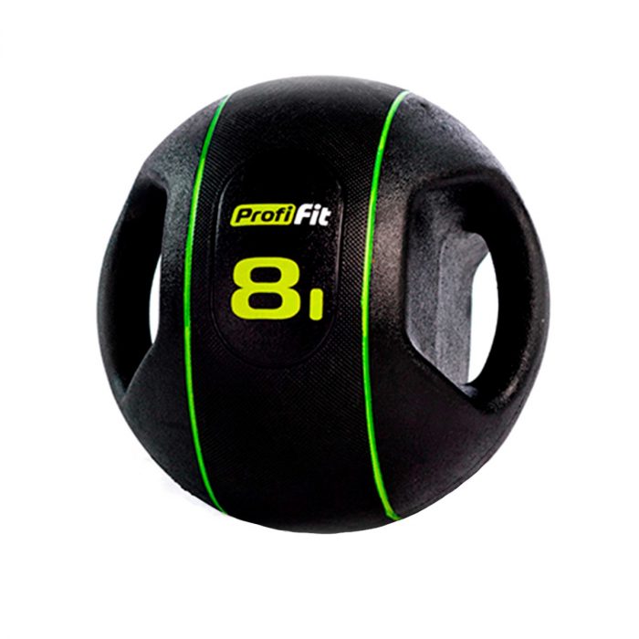 Медицинбол с хватами PROFI-FIT 8 кг — изображение 1