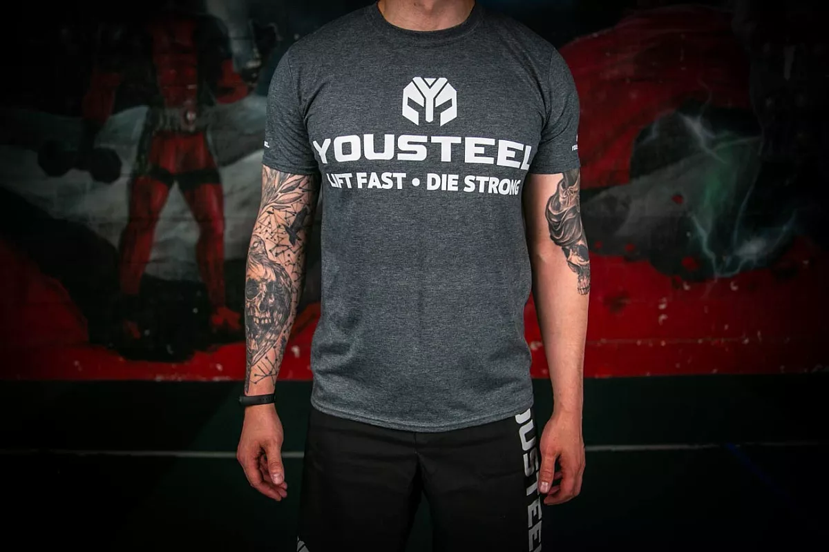 Футболка мужская YOUSTEEL TH, Тём-серый вереск (DH), XL
