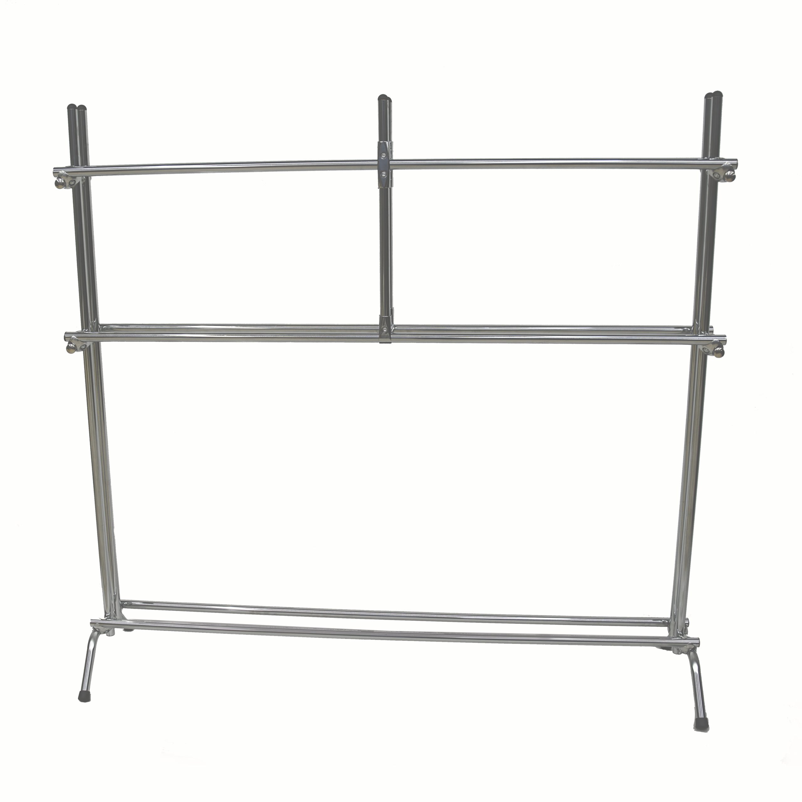 Мобильная подставка для ковриков на 30-40 шт.,160х35х160см.