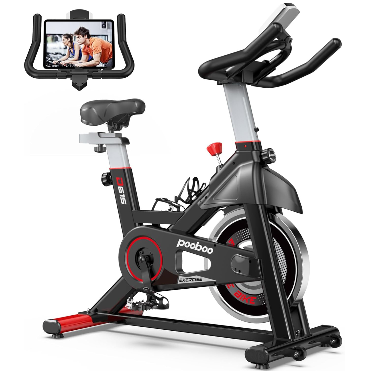 1_o4jk-o3 Спин-байк DFC Pooboo / магнитный, до 120 кг — изображение 1