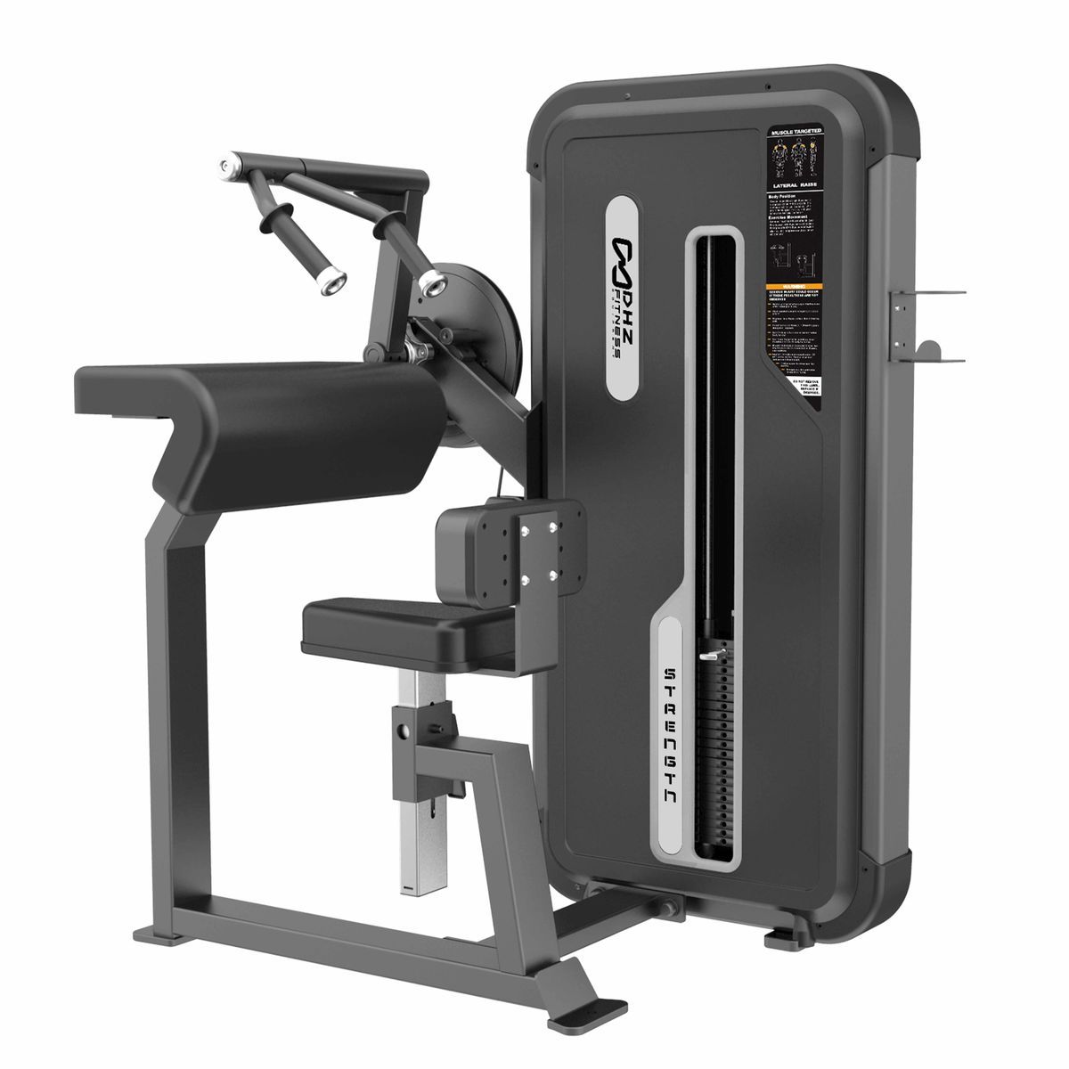 U3027A Трицепс-машина сидя. Прямая парта. Стек 64 кг