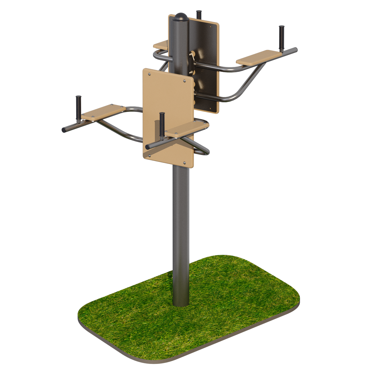 Брусья двойные