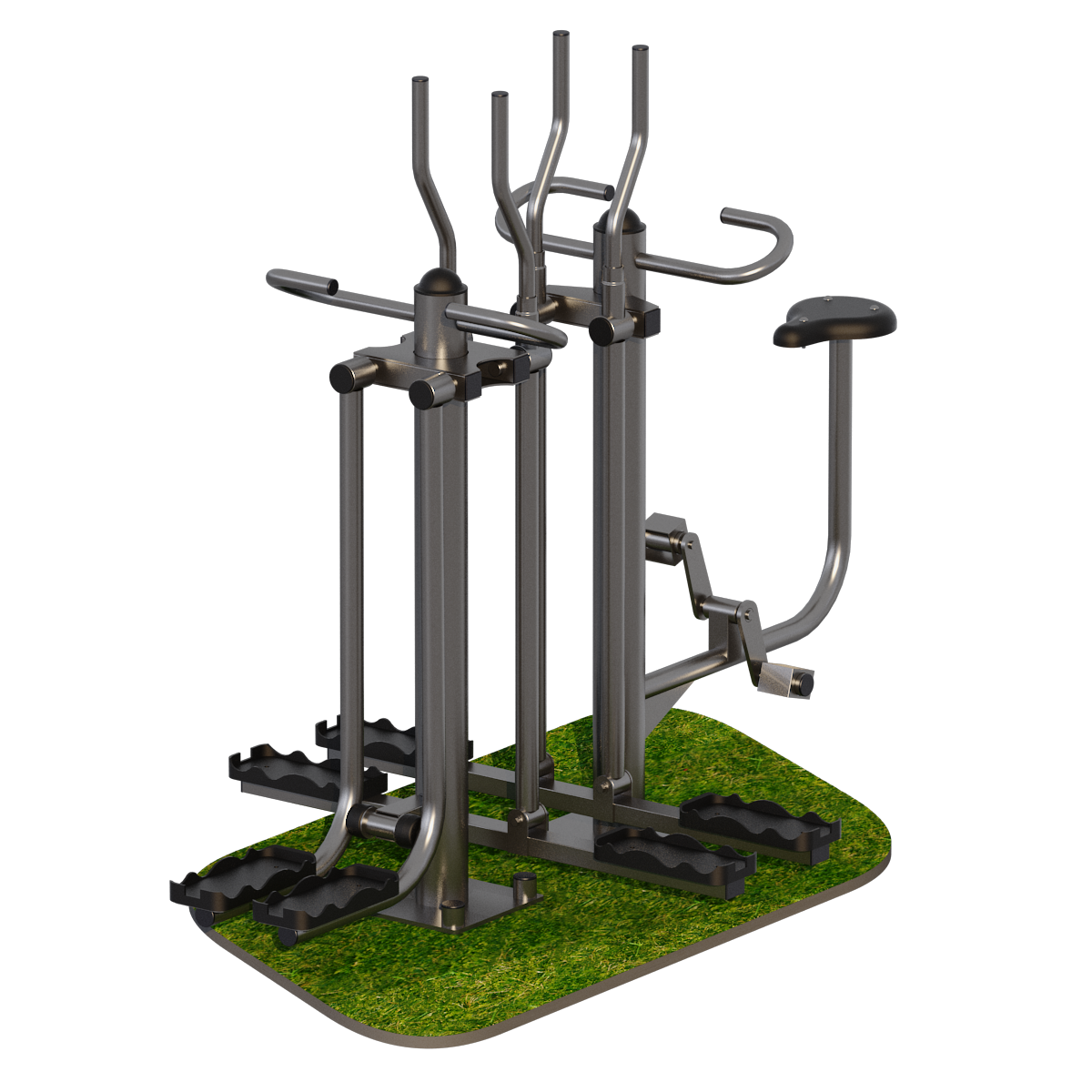 Лыжник+Велосипед+Разведение ног