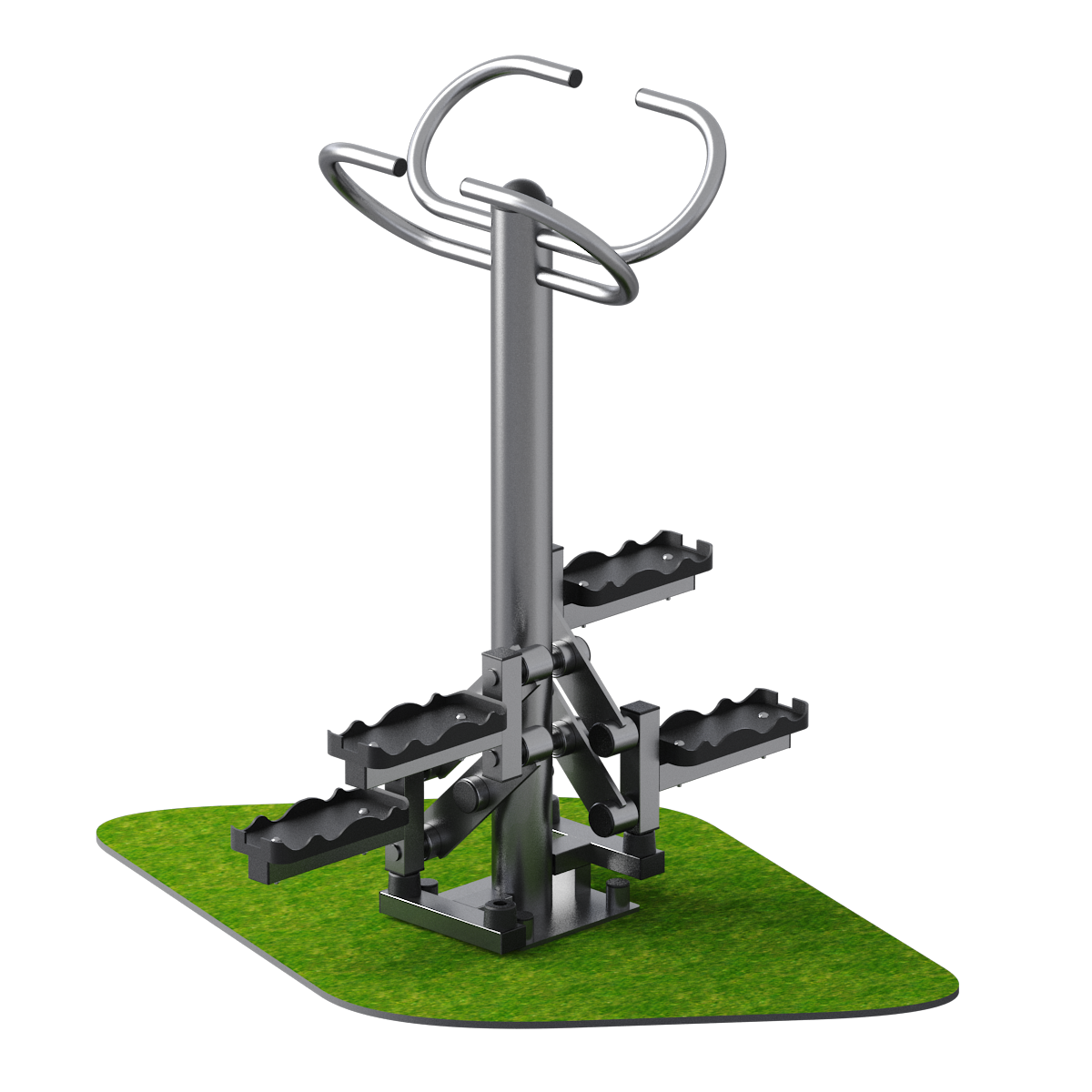 Уличный тренажер степпер двойной