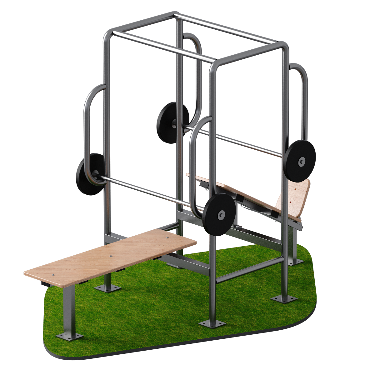 Уличный комплекс для жима