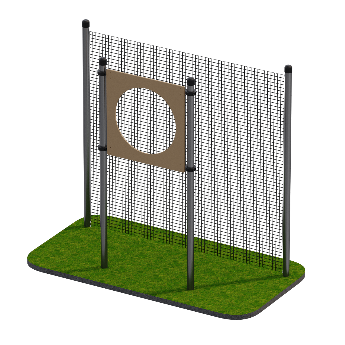 Мишень на стойках круглая