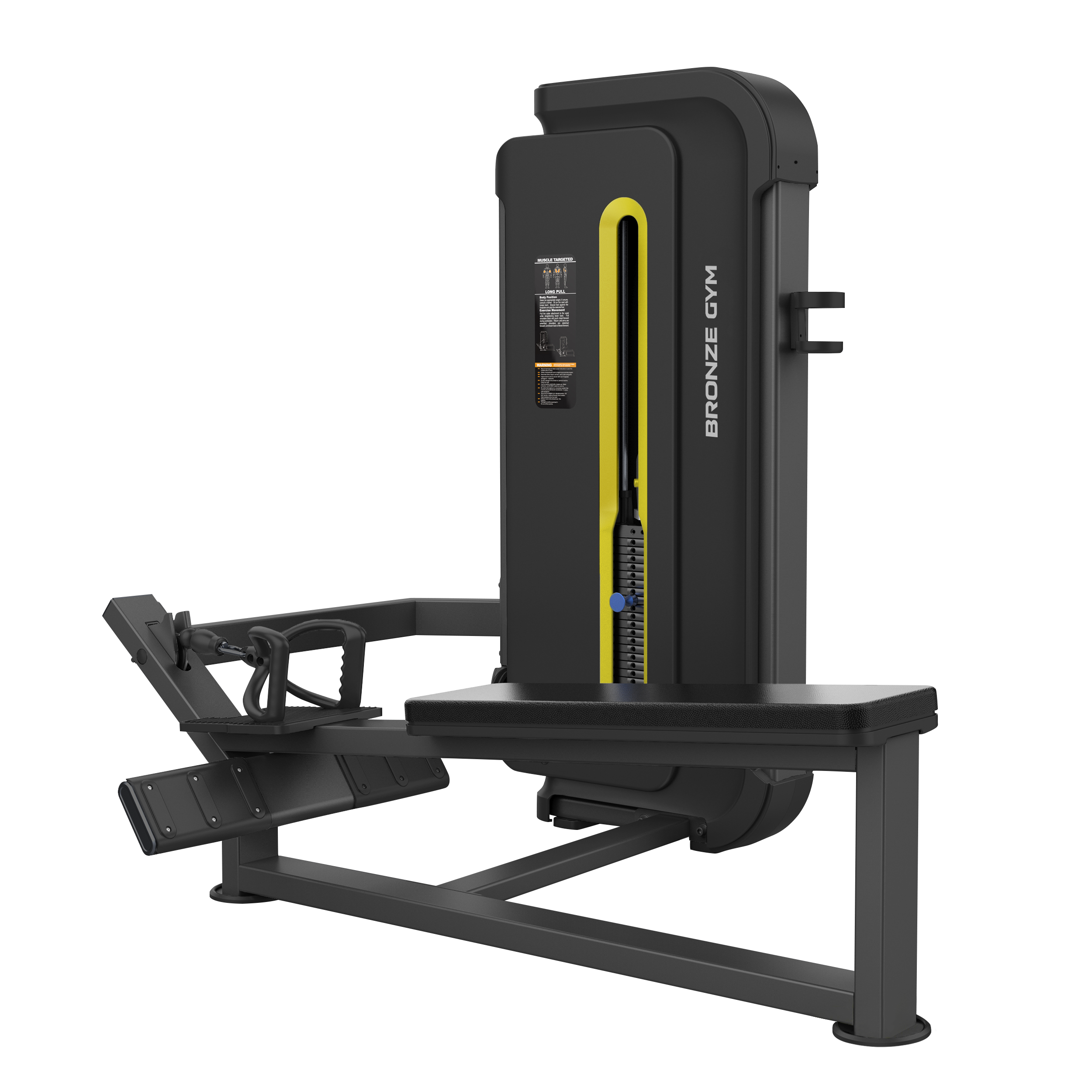 bg-bw-3033_mbb_100 Горизонтальная тяга профессиональная BRONZE GYM BW-3033 — изображение 1