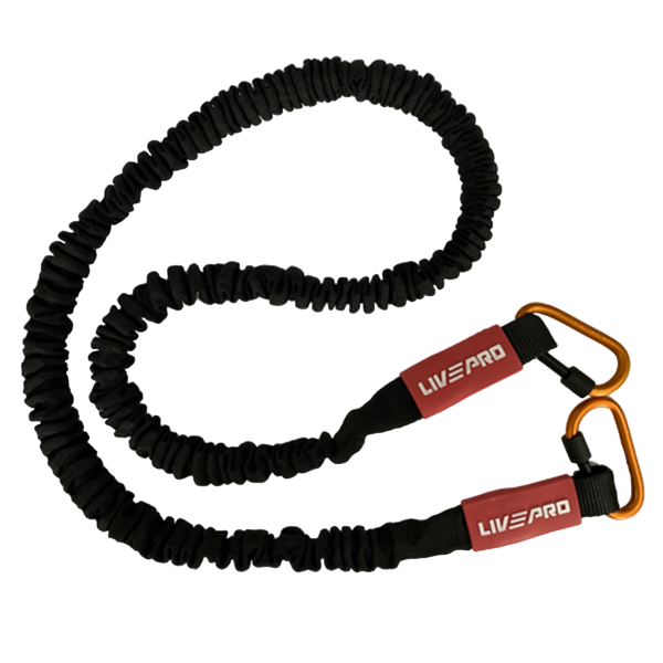 Эспандер эластичный с карабином Livepro LP8401-H