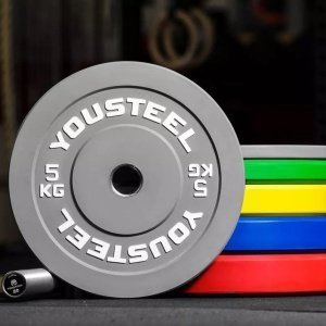 Диск каучуковый 5 кг, серый