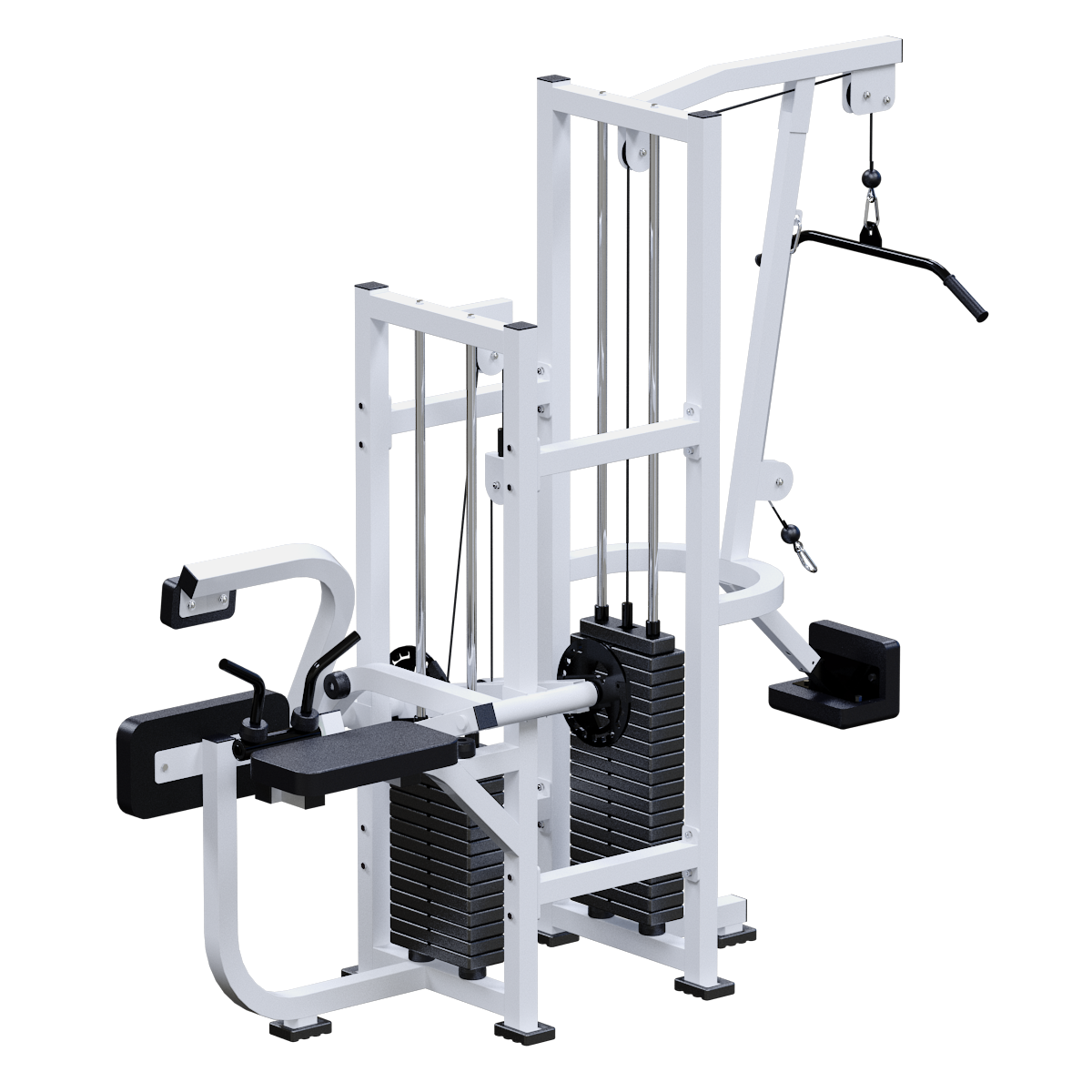 Тяга сверху, Бицепс, Трицепс, Пресс