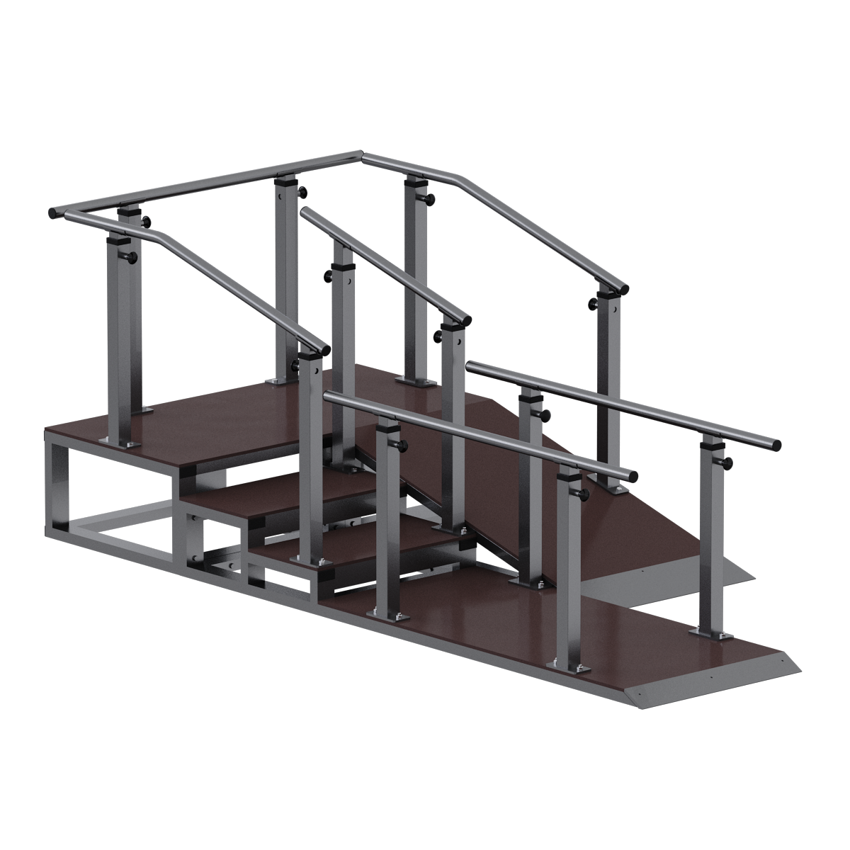 Горка реабилитационная с брусьями