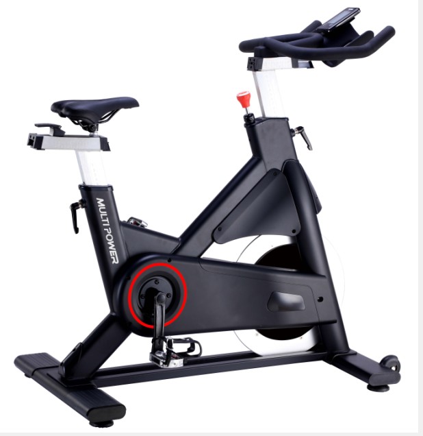 Сайкл велотренажер Мультипауэр MPR1366 коммерческий с механической колодкой