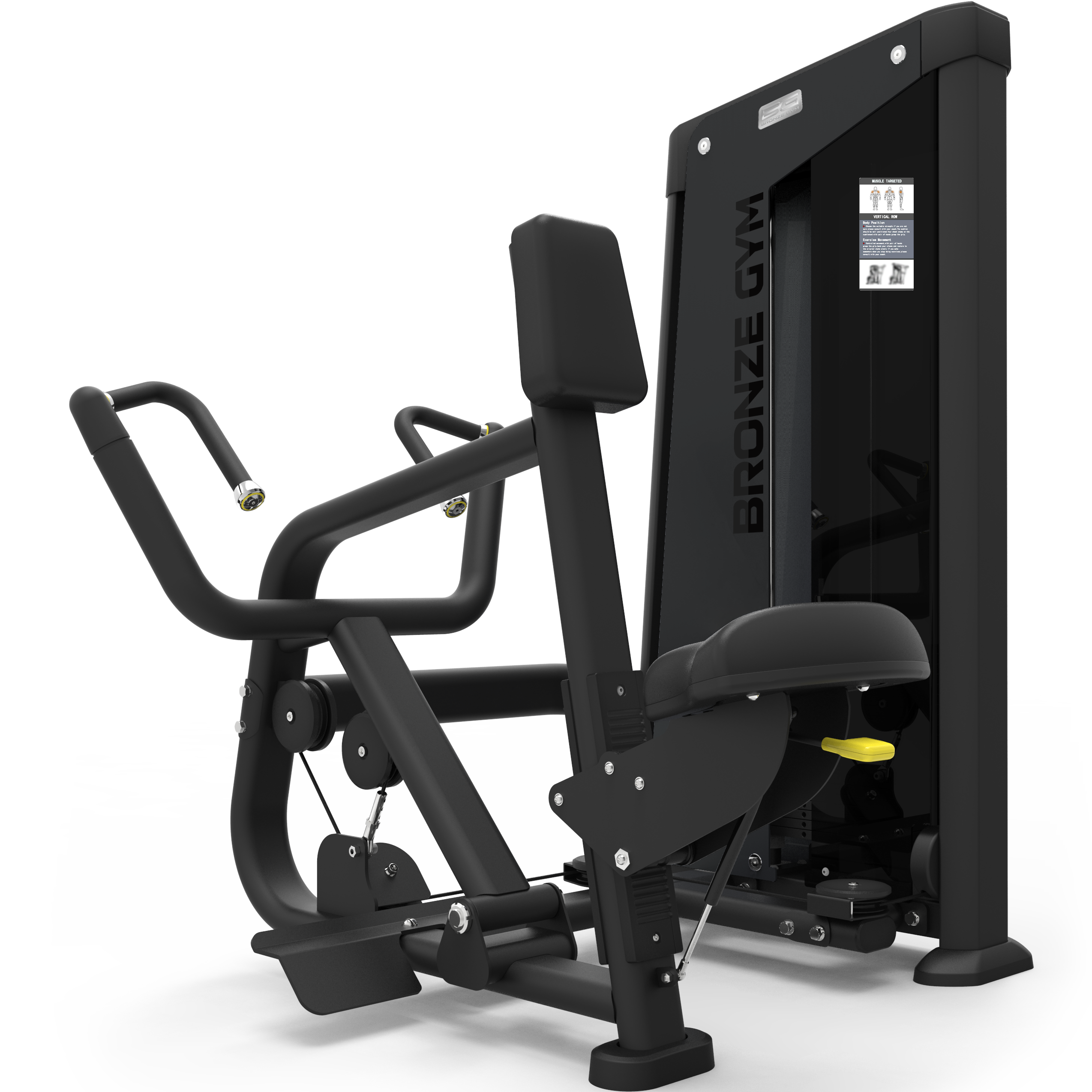 neo34_100 Гребная тяга с упором профессиональная BRONZE GYM NEO 34 — изображение 1