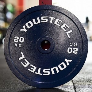 Стальной диск 20 кг, синий