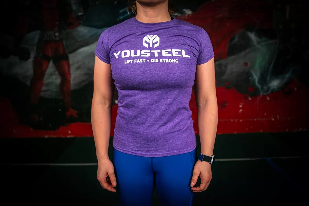 Футболка женская YOUSTEEL TH, Пурпурный вереск (HP), XL