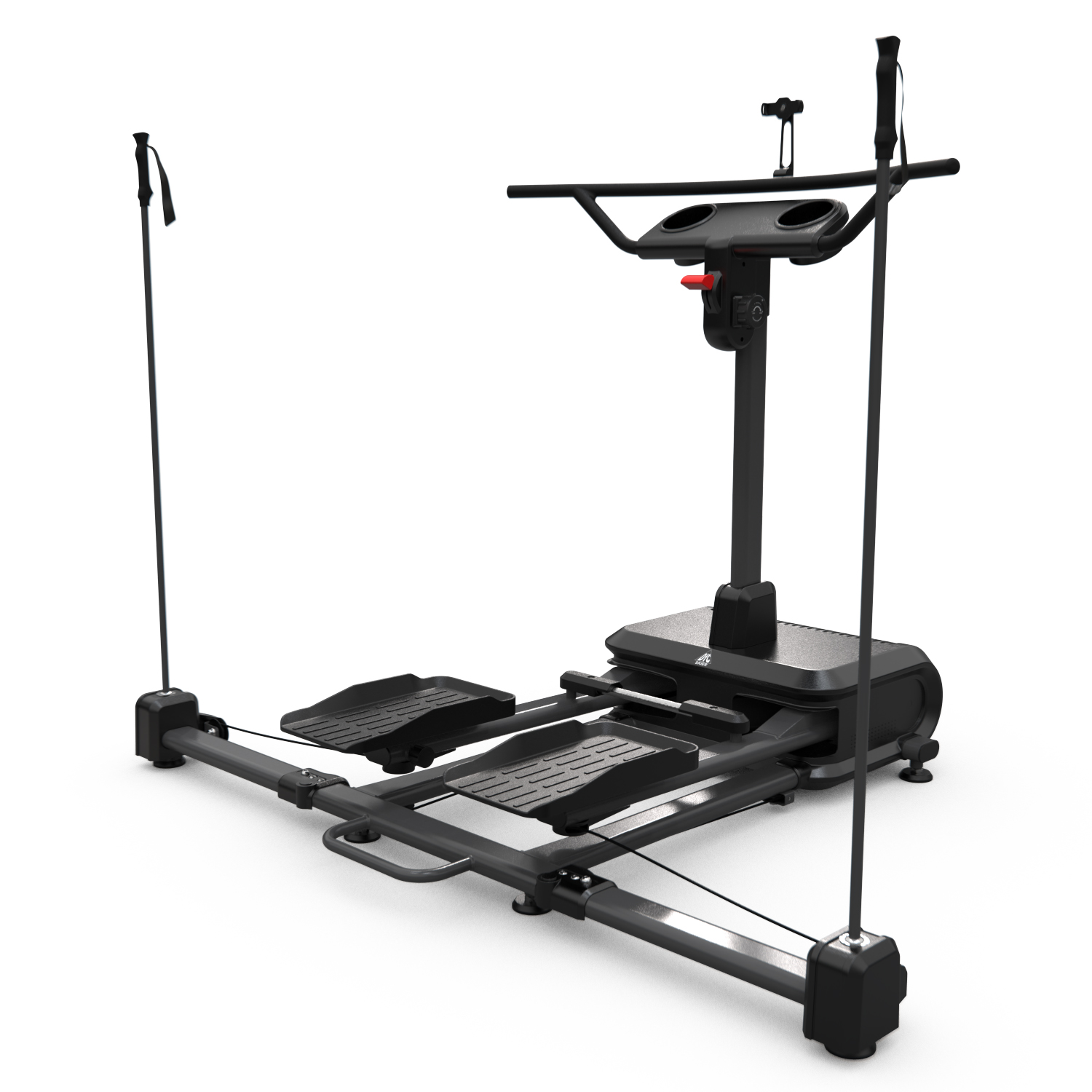 skipro-ground_1-3 Горнолыжный тренажер DFC SkiPro Black — изображение 1