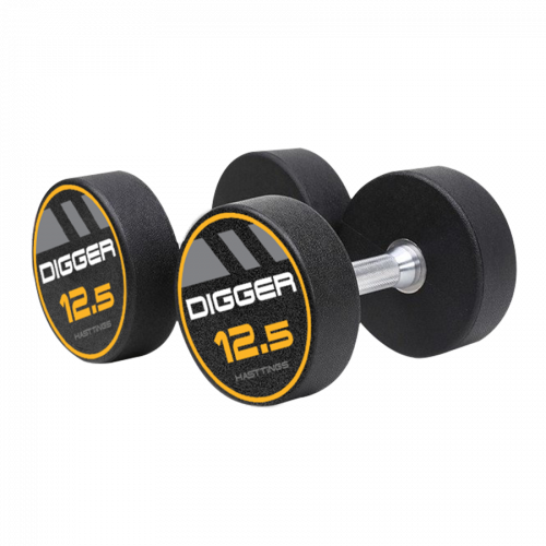 Комплект полиуретановых гантелей 10 пар от 12,5 до 35кг Hasttings Digger HD51D4C-12,5-35