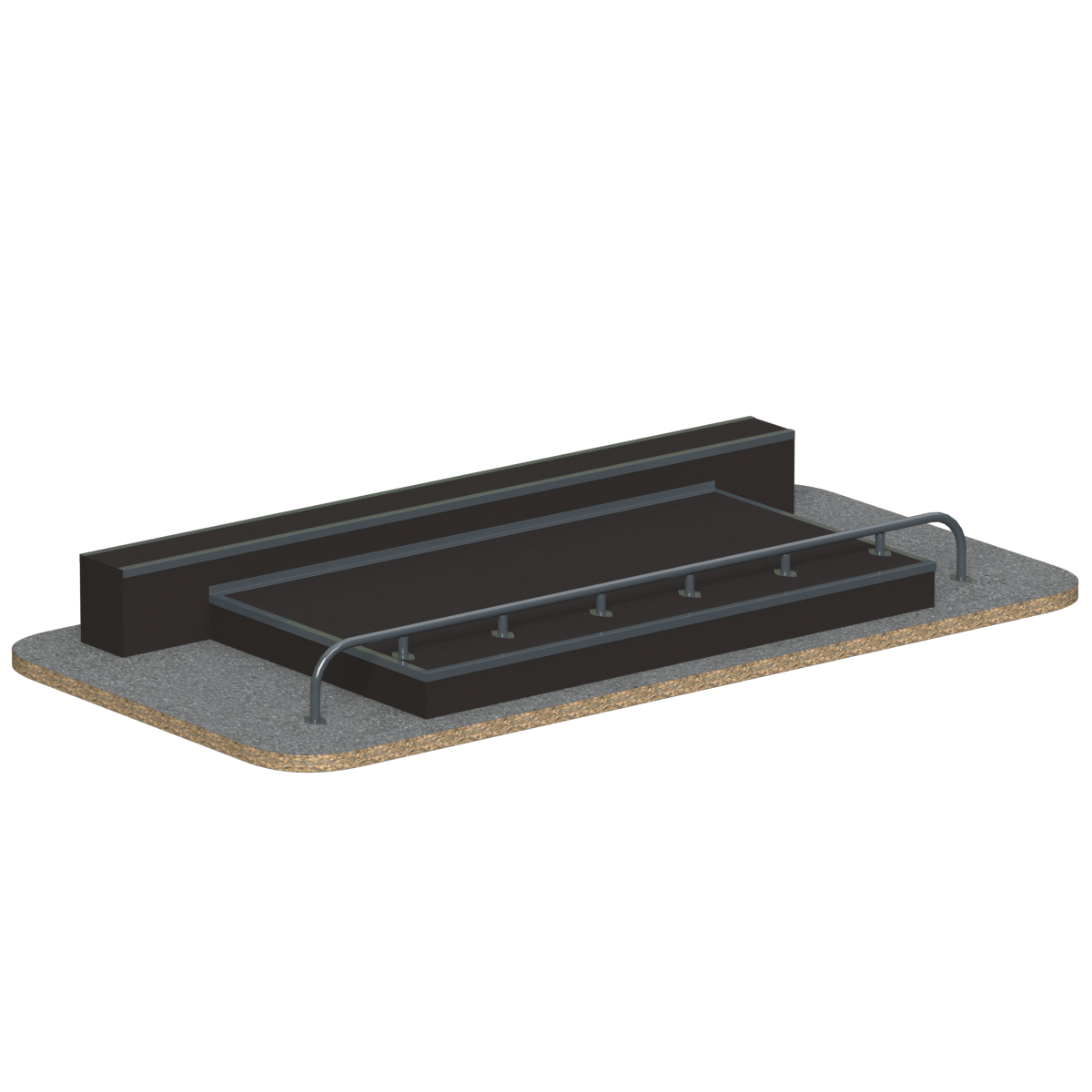 Мэнуал бокс с гранью и рейлом