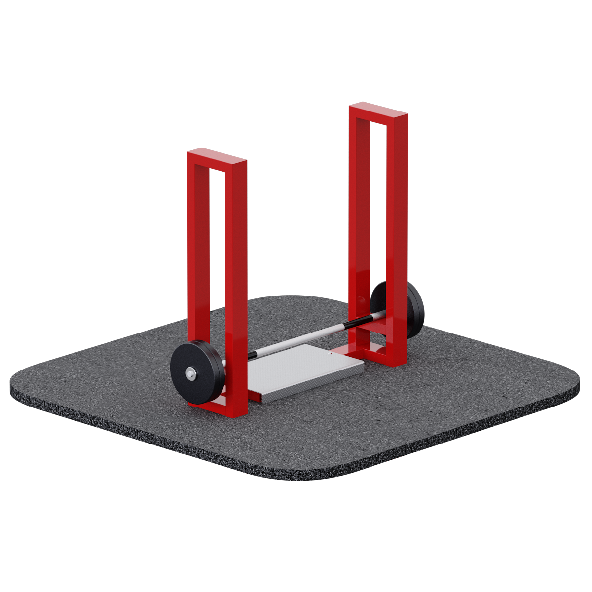 Уличный тренажер становая тяга