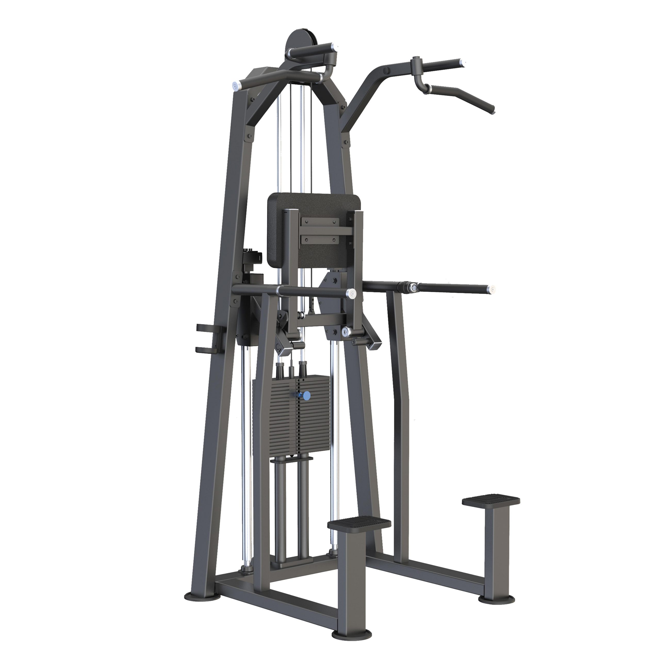 U3009C Турник, брусья с противовесом. Стек 88 кг