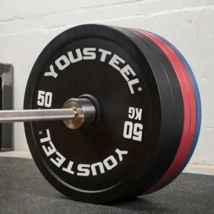 Стальной диск 50 кг, черный